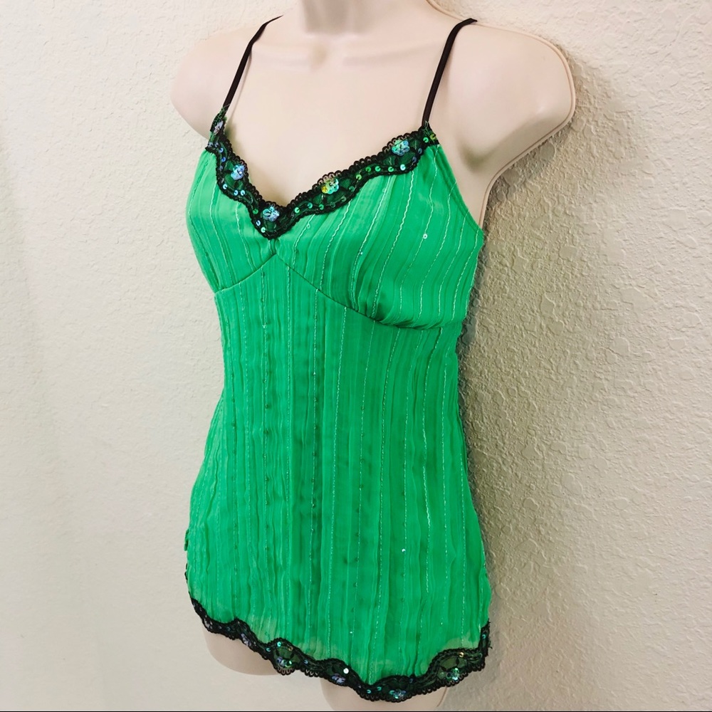No Boundaries green brown camisole top - Picture 3 of 16